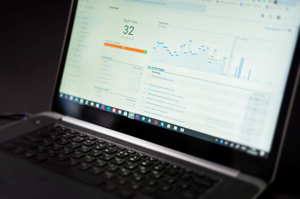 A laptop showing a dashboard that nobody has acted on
